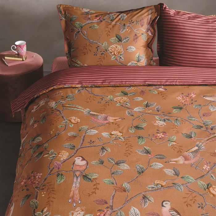 Pip Studio Good Nightingale Dekbedovertrek 200 x 200/220 cm - Geel