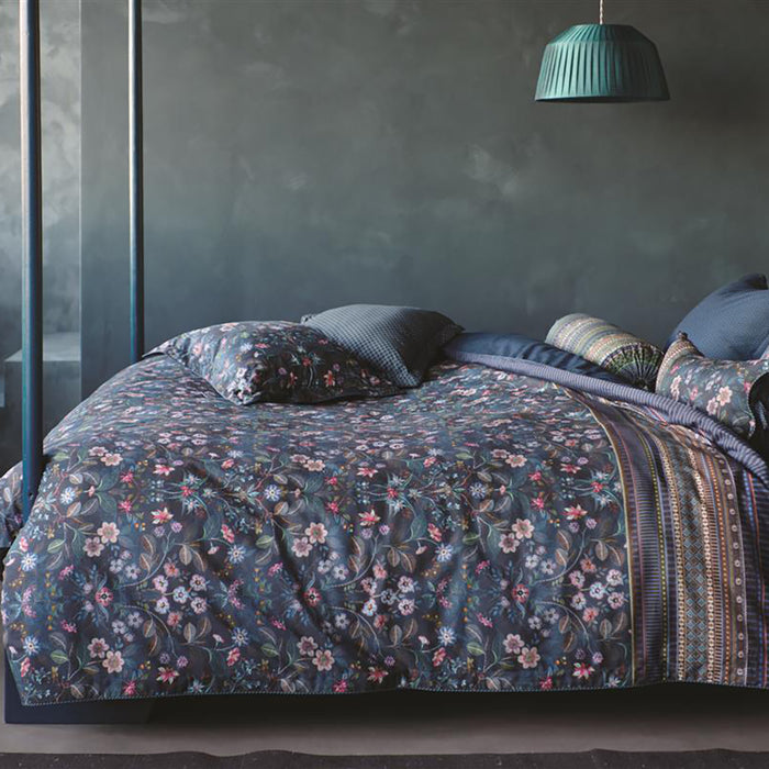 Pip Studio Mirrorama Dekbedovertrek 200 x 200/220 cm - Donkerblauw