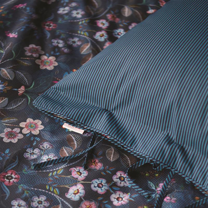 Pip Studio Mirrorama Dekbedovertrek 200 x 200/220 cm - Donkerblauw
