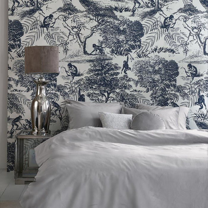 Rivièra Maison Estate Dekbedovertrek 140 x 200/220 cm - Lichtgrijs