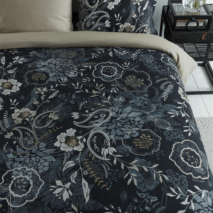 Rivièra Maison Floral Paisley Dekbedovertrek 200 x 200/220 cm - Donkerblauw