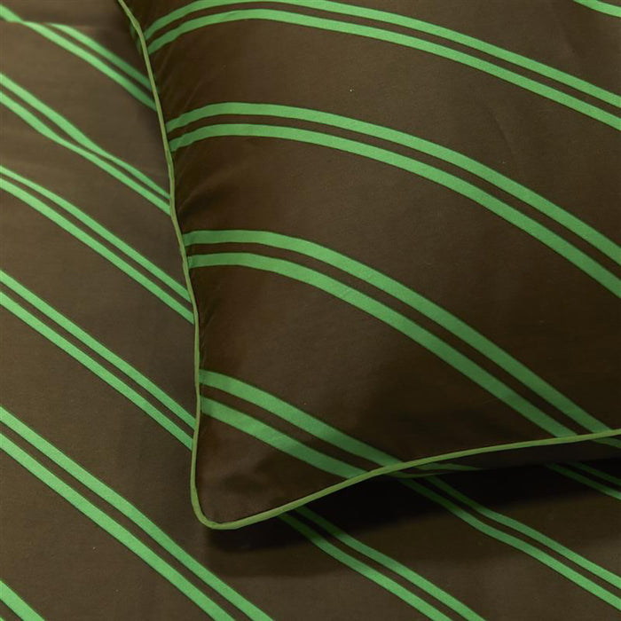 vtwonen Diagonal Dekbedovertrek 240 x 200/220 cm - Groen