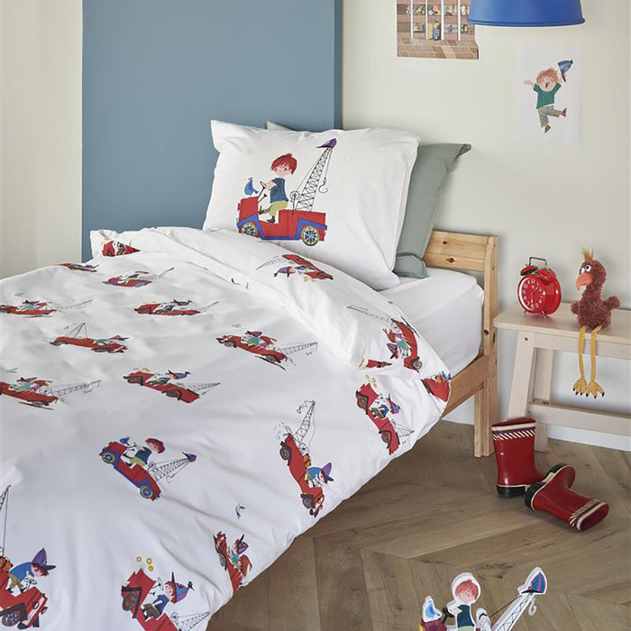 Fiep by Beddinghouse Kraanwagen Dekbedovertrek 140 x 200/220 cm
