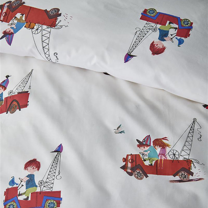 Fiep by Beddinghouse Kraanwagen Dekbedovertrek 140 x 200/220 cm