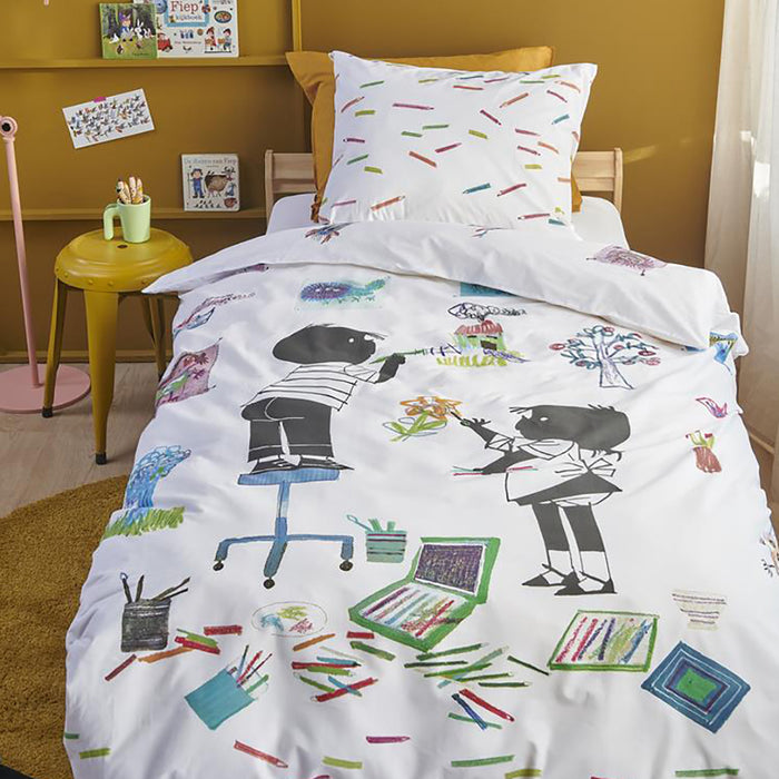 Fiep by Beddinghouse Tekenen Dekbedovertrek 140 x 200/220 cm