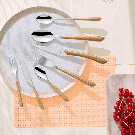 Amefa Eclat Bestekset 26-delig - Nature Brown