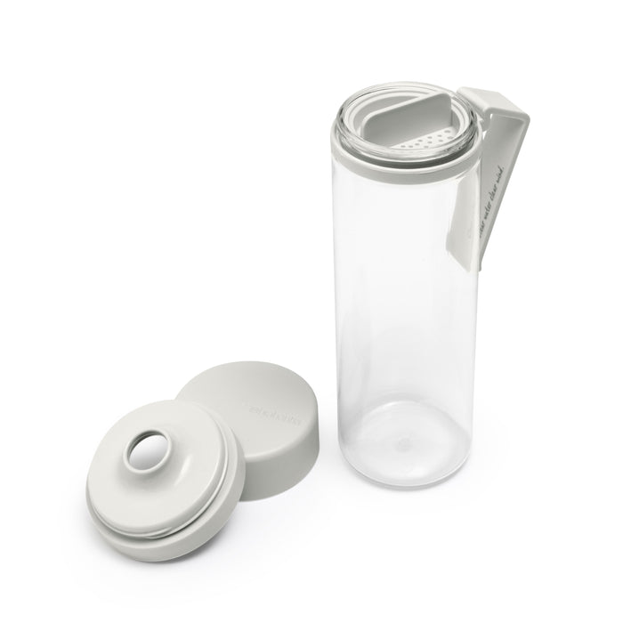 Brabantia Make & Take Waterfles met Fruitfilter 0,5 L - Light Grey