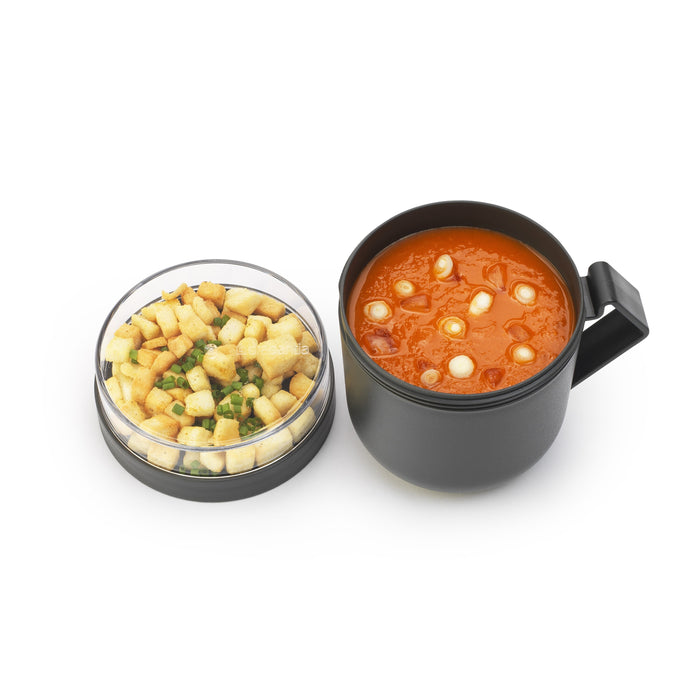 Brabantia Make & Take Soepbeker to Go 0,6 L - Magnetron - Dark Grey