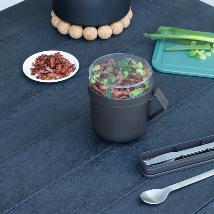 Brabantia Make & Take Soepbeker to Go 0,6 L - Magnetron - Dark Grey