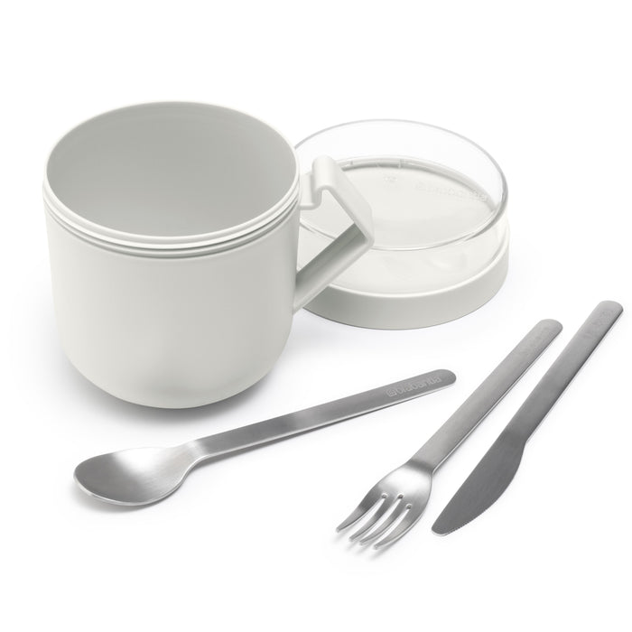 Brabantia Make & Take Soepbeker to Go 0,6 L - Magnetron - Light Grey