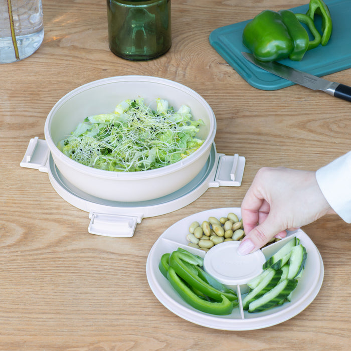 Brabantia Make & Take Salade Lunchbox 1,3 L - Kunststof - Light Grey