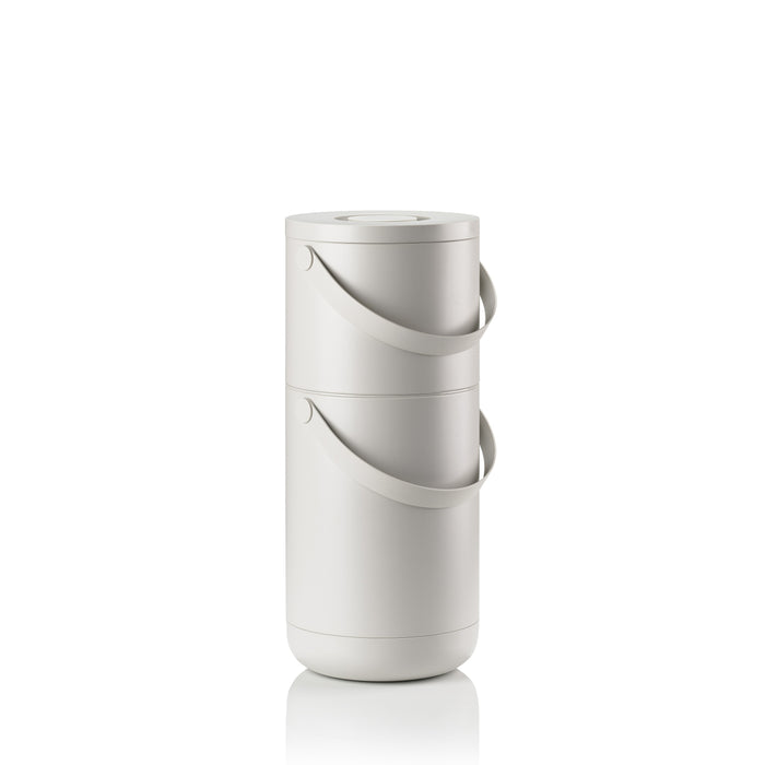 Zone Denmark Circular Afvalemmer 34 Liter (22+12 Liter) - Warm grijs