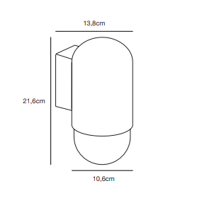 Nordlux Heka Wandlamp - Zwart