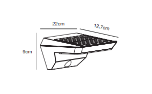 Nordlux Agena Solar Wandlamp met Sensor