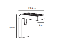 Nordlux Alya Solar Wandlamp met Sensor