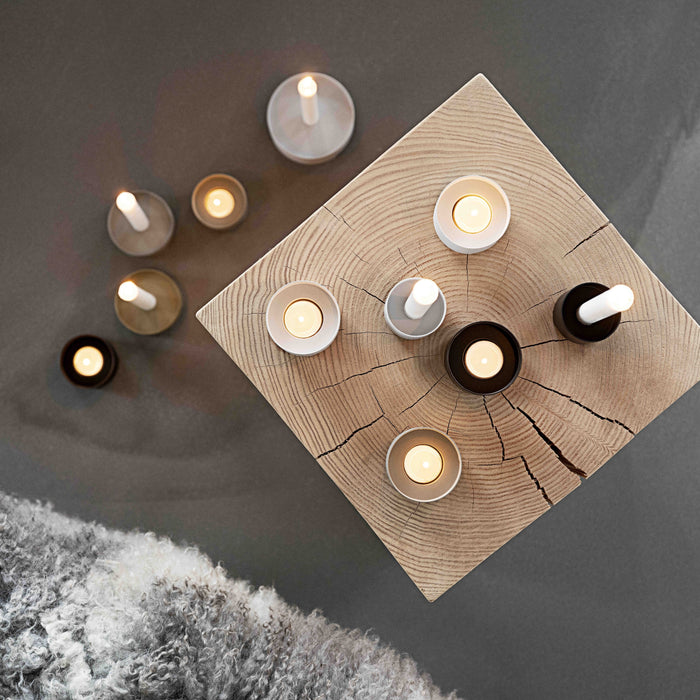 Zone Denmark Singles Waxinelichthouder - Warm grijs