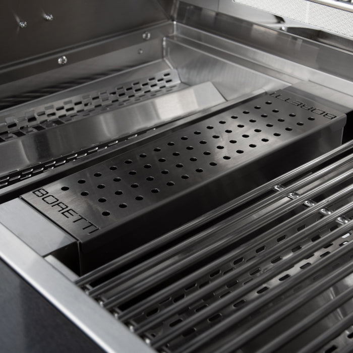 Boretti Imperatore Nero Gasbarbecue - 4 Branders - Built-in Gun Metal
