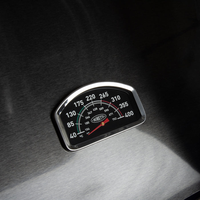 Boretti Imperatore Nero Gasbarbecue - 4 Branders - Built-in Gun Metal