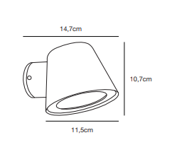 Nordlux Aleria Wandlamp - Zwart