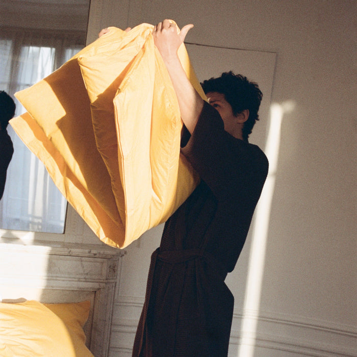 HAY Duo Dekbedovertrek 140 x 220 - Golden Yellow