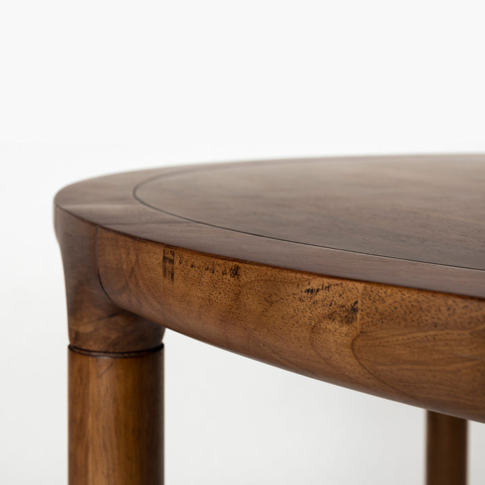 Zuiver x fonQ Storm Eettafel - Ø 130 cm - Donkerbruin