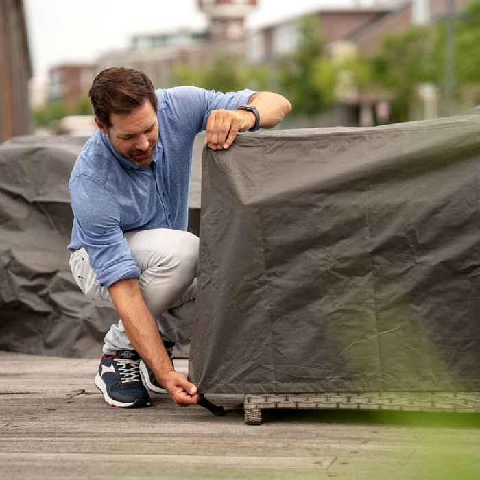 Winza Outdoor Covers Premium Loungesethoes L-vorm 215