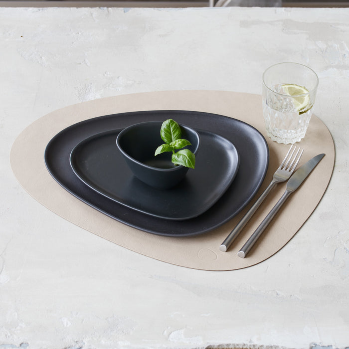 LIND DNA Nupo Curve Placemats 4 st. + Onderzetters 4 st. - Sand