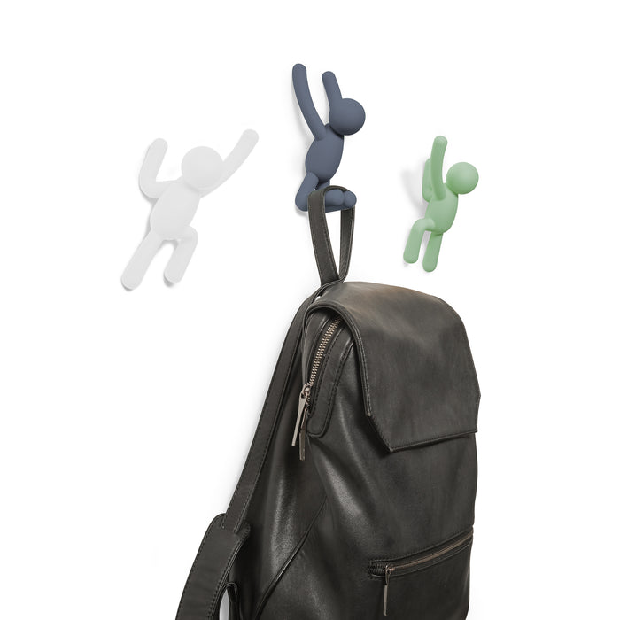 Umbra Buddy Kapstokhaken - Set van 3 - Multicolor
