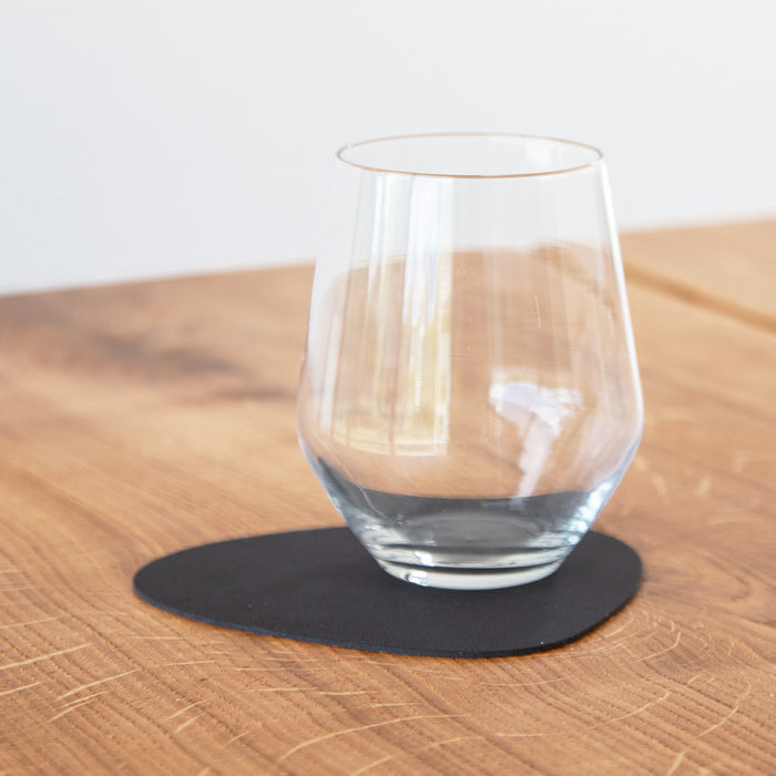 LIND DNA Nupo Curve Placemats 4 st. + Onderzetters 4 st. - Black