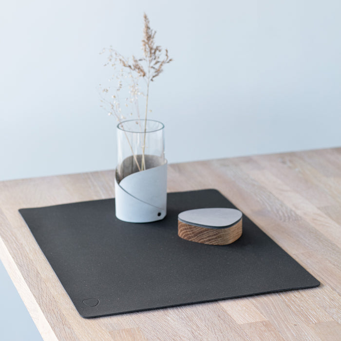 LIND DNA Core Square Placemat - Flecked Anthracite