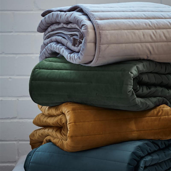 KAAT Amsterdam Confer Sprei 260 x 260 cm - Groen