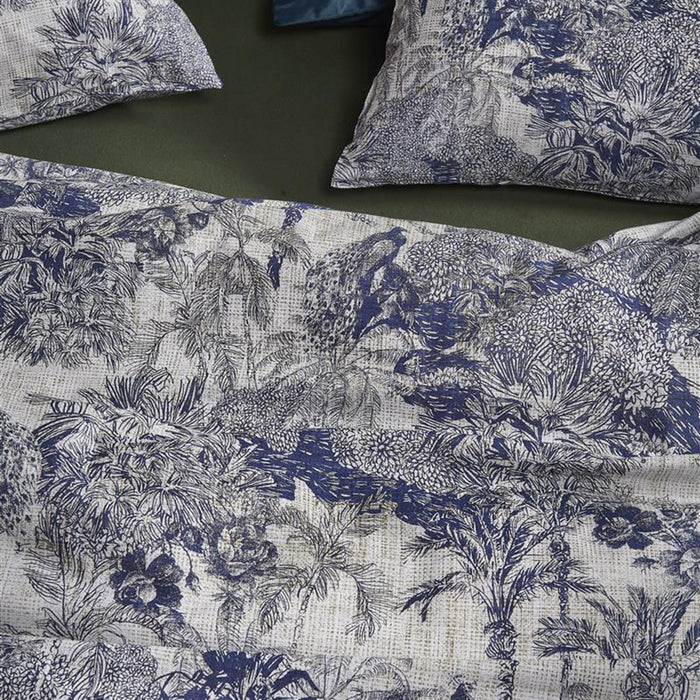 At Home by Beddinghouse Sketch Dekbedovertrek 240 x 200/220 cm - Blauw