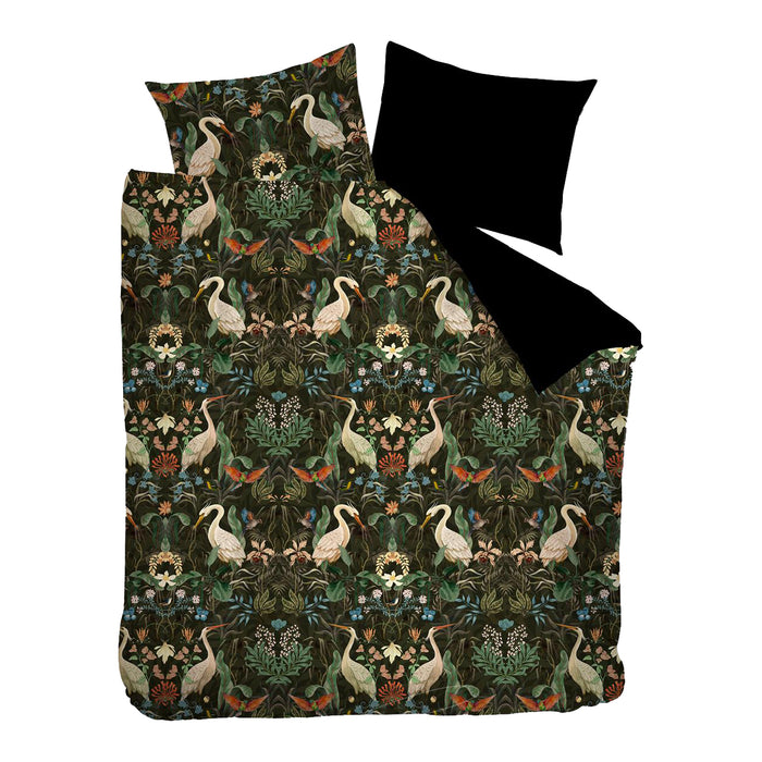 At Home by Beddinghouse Vibrant Dekbedovertrek 240 x 200/220 cm - Zwart