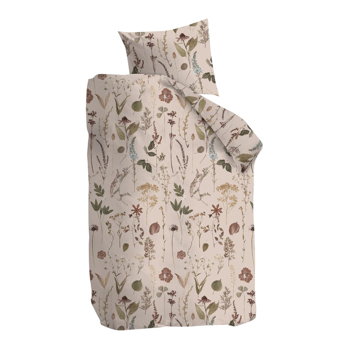 Ariadne at Home Flore Dekbedovertrek 140 x 200/220 cm - Nude