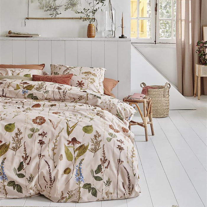 Ariadne at Home Flore Dekbedovertrek 140 x 200/220 cm - Nude