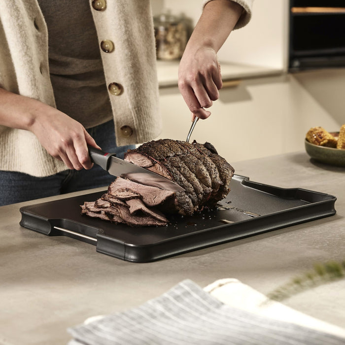 Joseph Joseph Cut & Carve Snijplank - Zwart - L