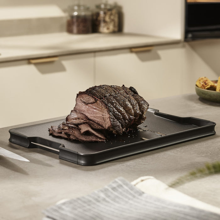 Joseph Joseph Cut & Carve Snijplank - Zwart - L