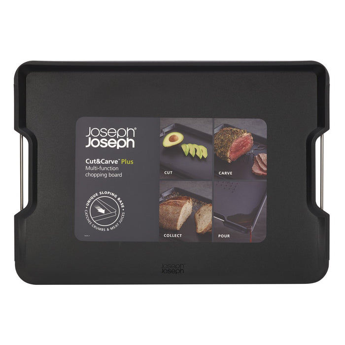 Joseph Joseph Cut & Carve Snijplank - Zwart - L