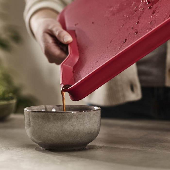 Joseph Joseph Cut & Carve Snijplank - Rood - XL