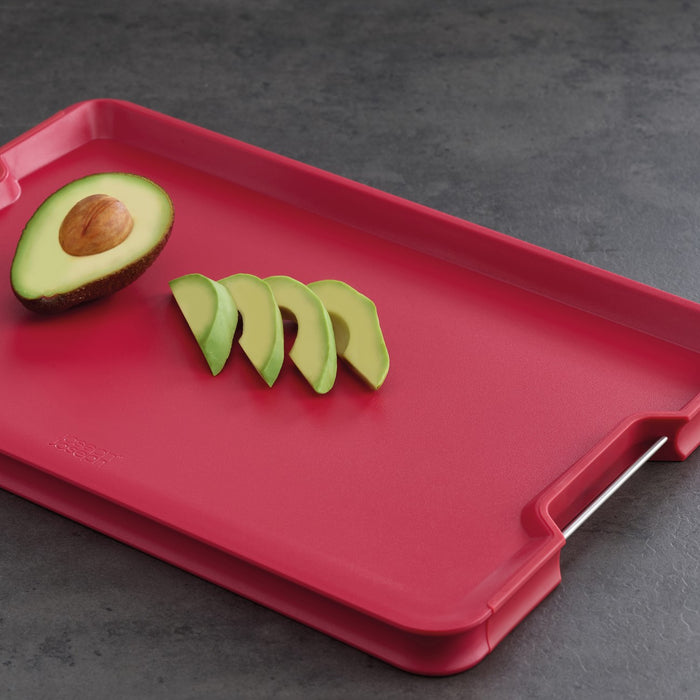 Joseph Joseph Cut & Carve Snijplank - Rood - XL