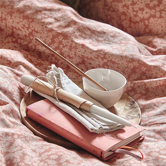 Ariadne at Home Tiny Florals Dekbedovertrek 140 x 200/220 cm - Terracotta