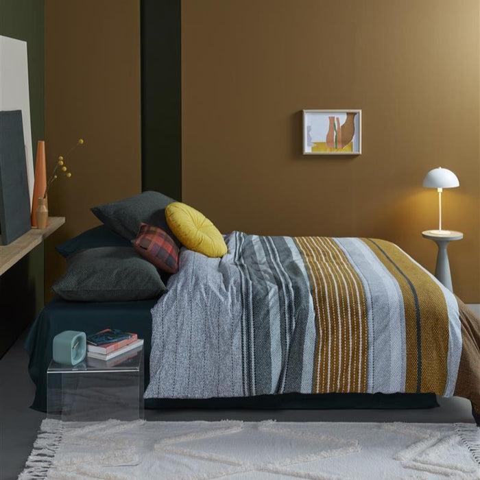 Beddinghouse Arvin Dekbedovertrek 140 x 200/220 cm - Groen