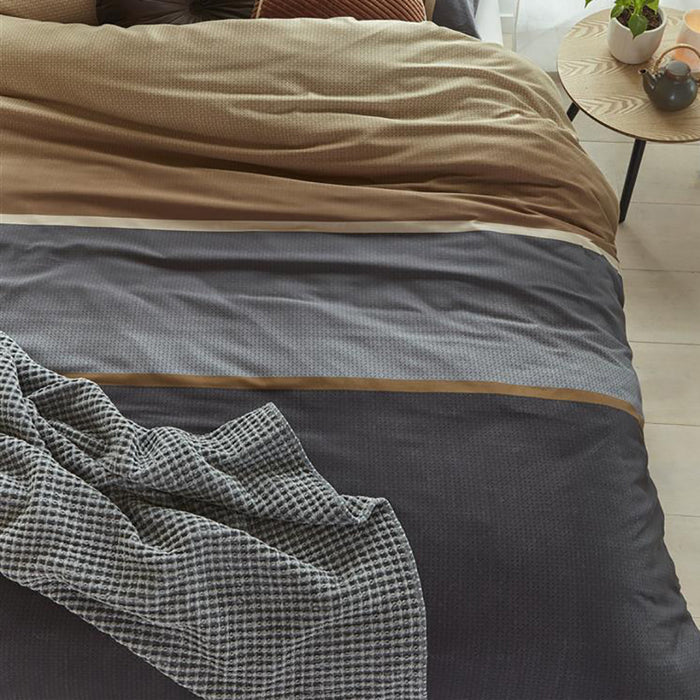 Beddinghouse Kian Dekbedovertrek 240 x 200/220 cm - Grijs