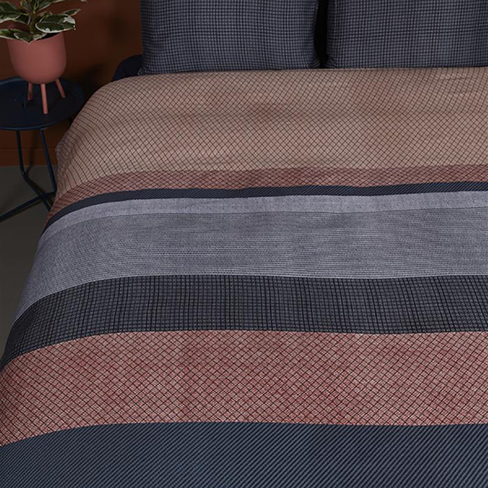 Beddinghouse Kyle Dekbedovertrek 240 x 200/220 cm - Blauw