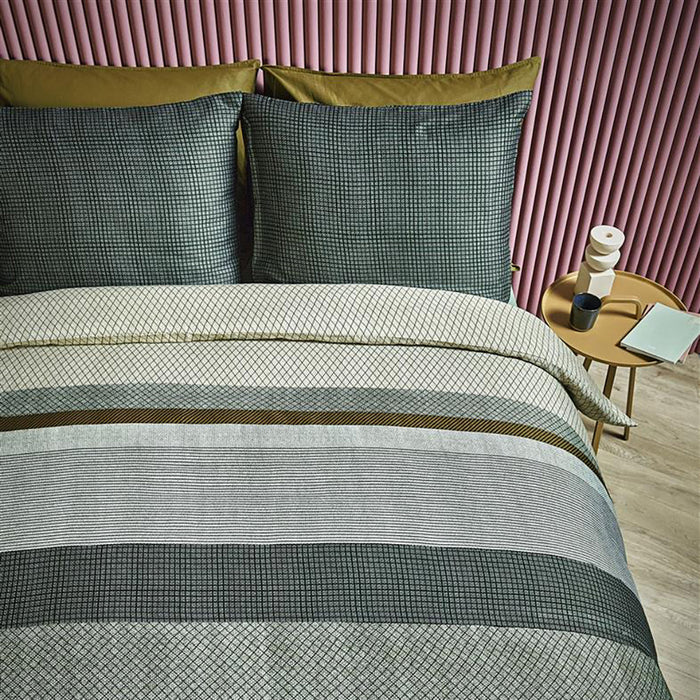 Beddinghouse Kyle Dekbedovertrek 200 x 200/220 cm - Groen