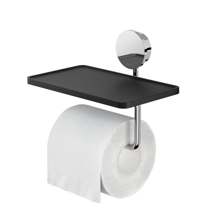 Geesa Opal Toiletrolhouder met Planchet - Chroom