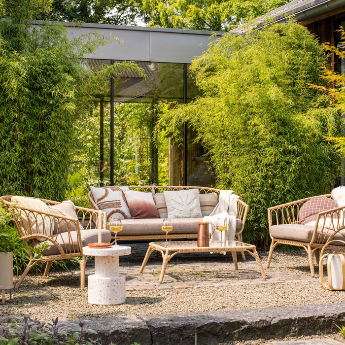 Malagoon Katoenen Plaid - Clay White