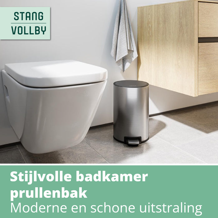 StangVollby Kallax Pedaalemmer - 5 Liter - RVS