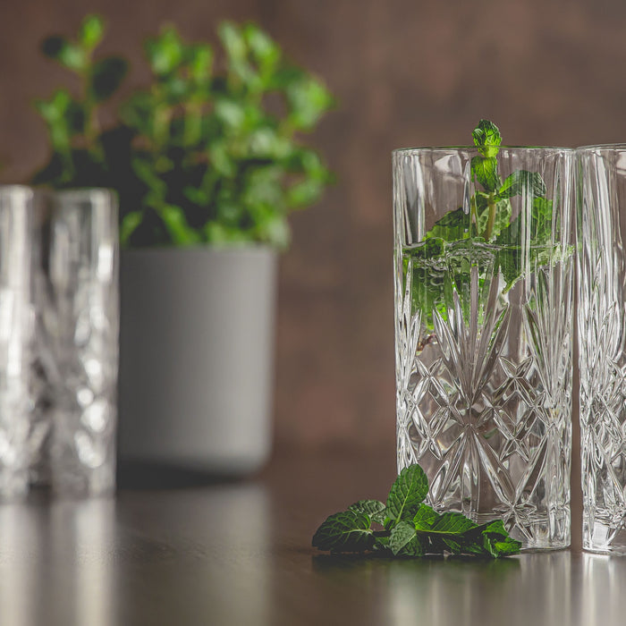 Cookinglife Longdrinkglazen Moy - 360 ml - 4 stuks