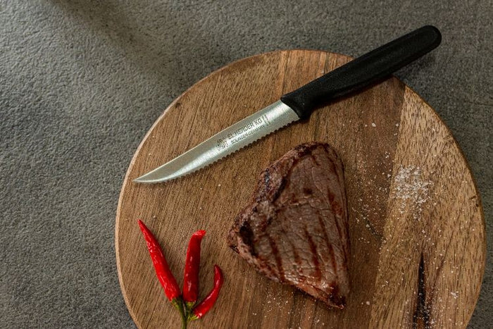 El Herder - Herder Steakmessen, Set van 3 Stuks, RVS, Zwart - El Herde